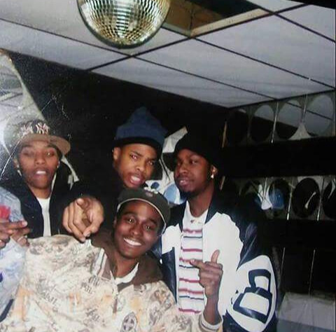 Antoine with friends, finding his way on the streets of Buffalo